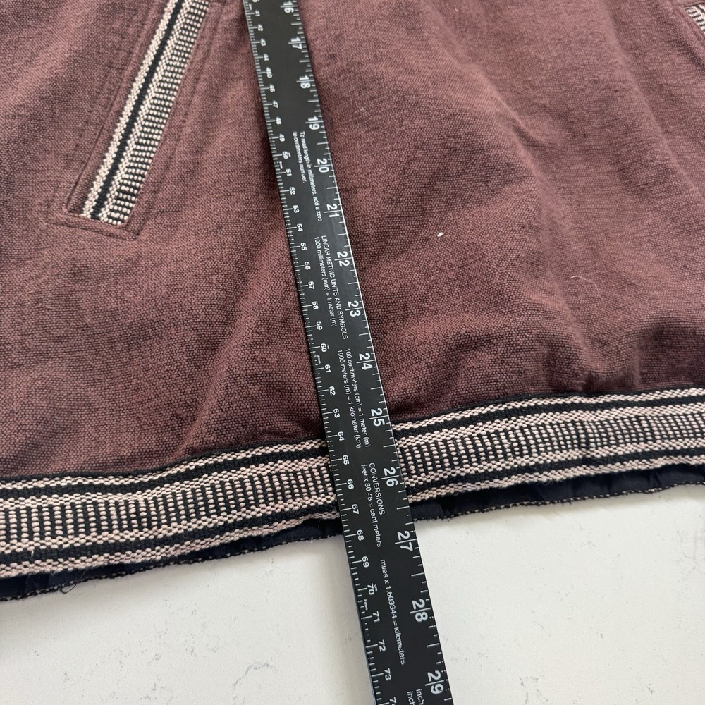 Virblatt Maroon Toggle Button Pullover Jacket Baj… - image 7